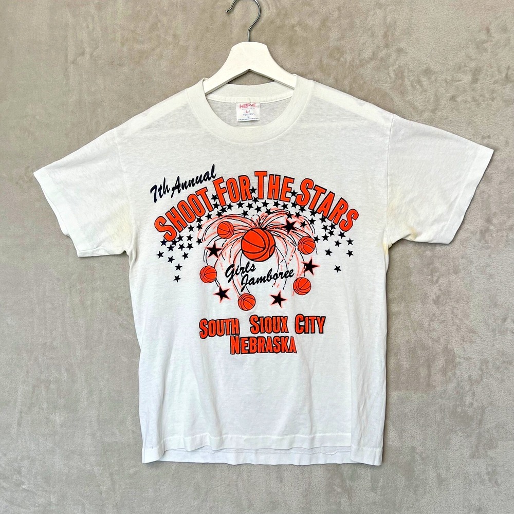 Vintage 90s Nebraska 7th‎ Annual South Sioux City Basketball Jamboree T Shirt M